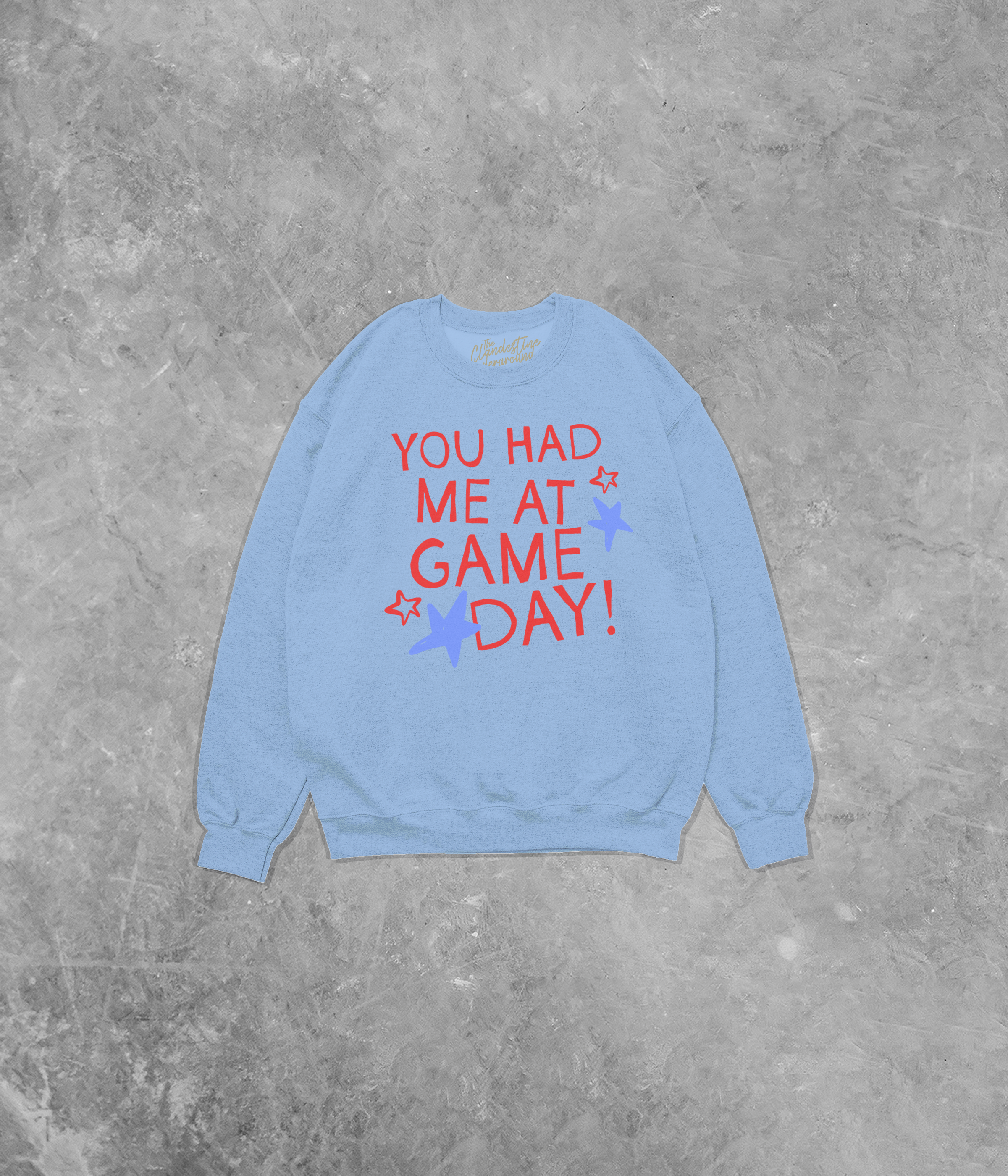 You Had Me at Game Day! Cotton Blend Gildan Sweatshirt