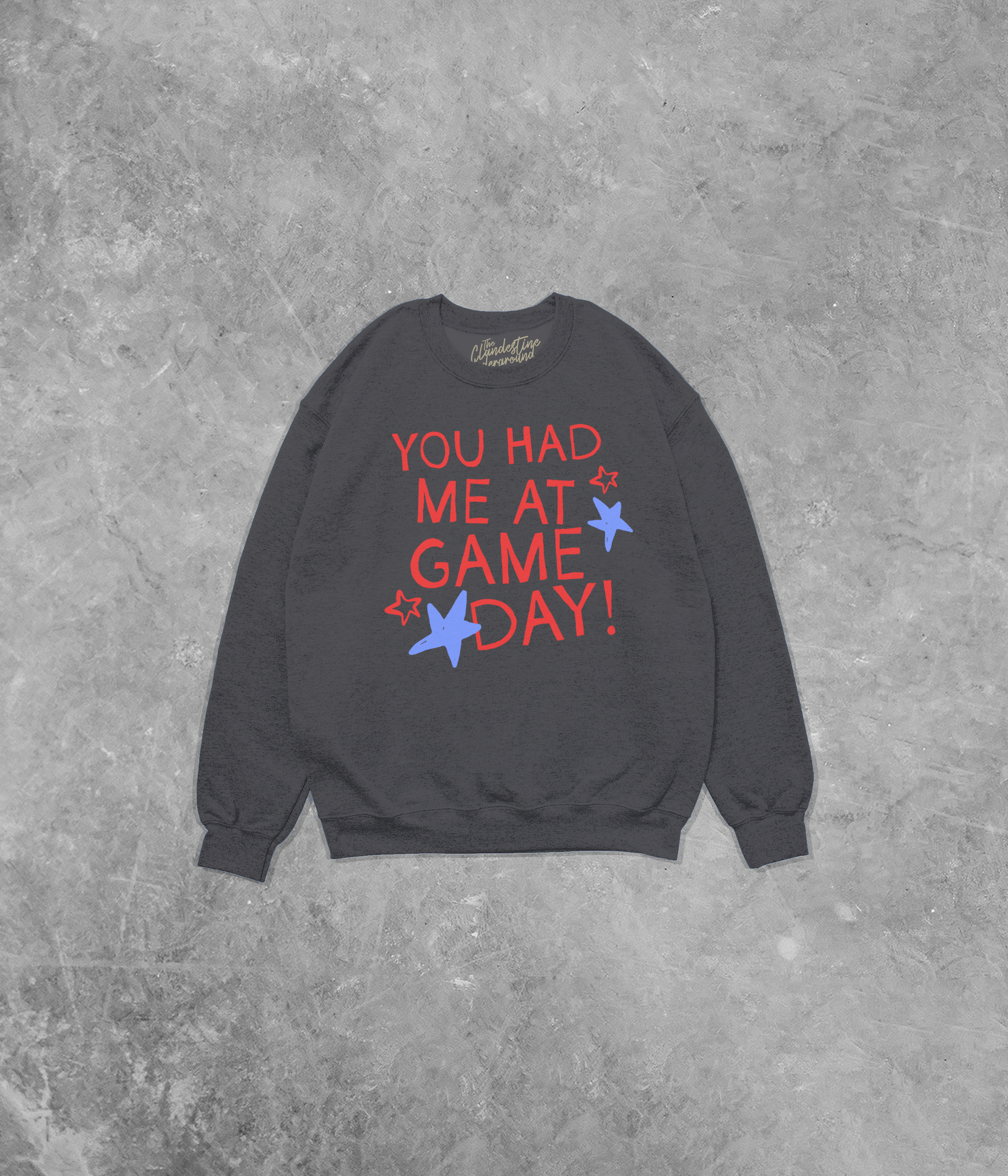 You Had Me at Game Day! Cotton Blend Gildan Sweatshirt