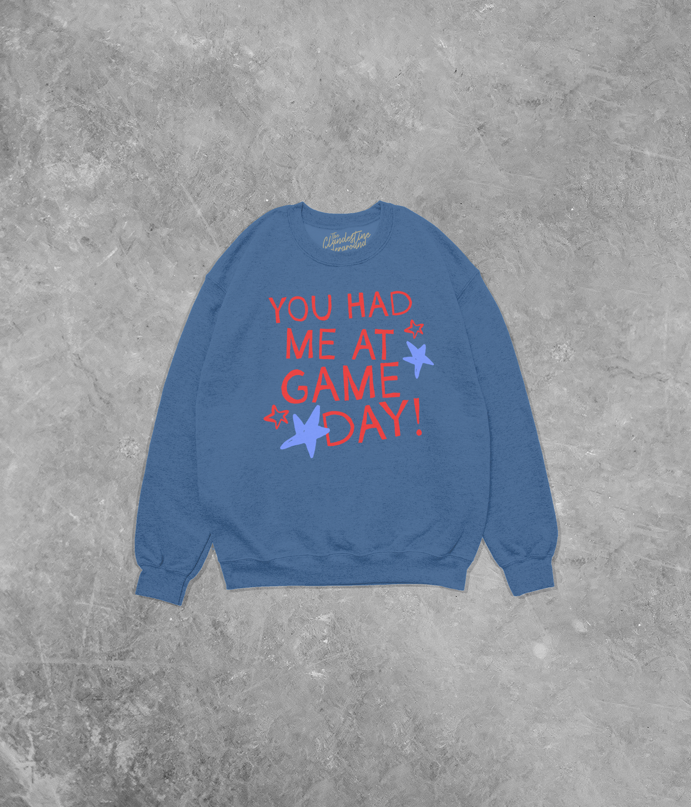 You Had Me at Game Day! Cotton Blend Gildan Sweatshirt