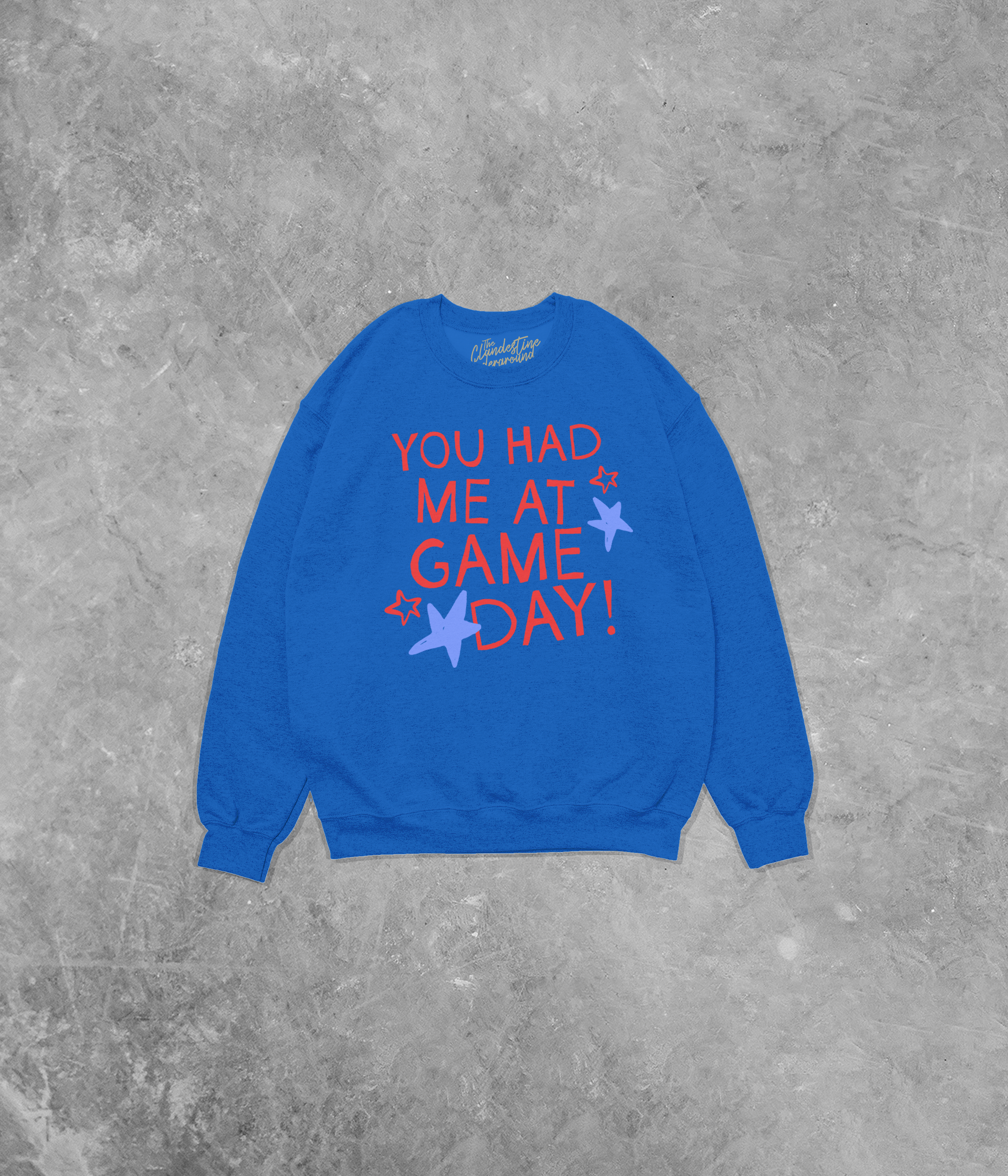 You Had Me at Game Day! Cotton Blend Gildan Sweatshirt