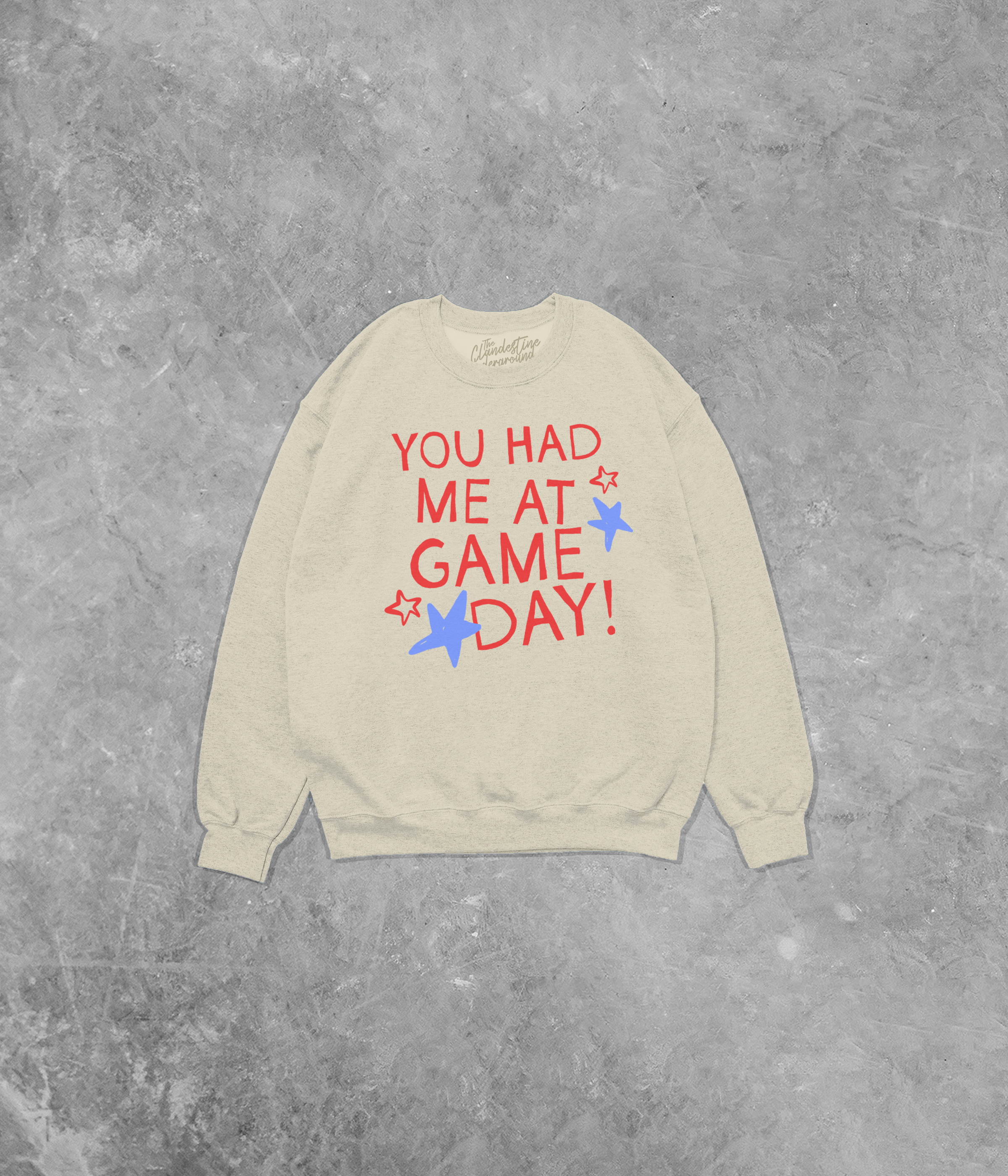 You Had Me at Game Day! Cotton Blend Gildan Sweatshirt