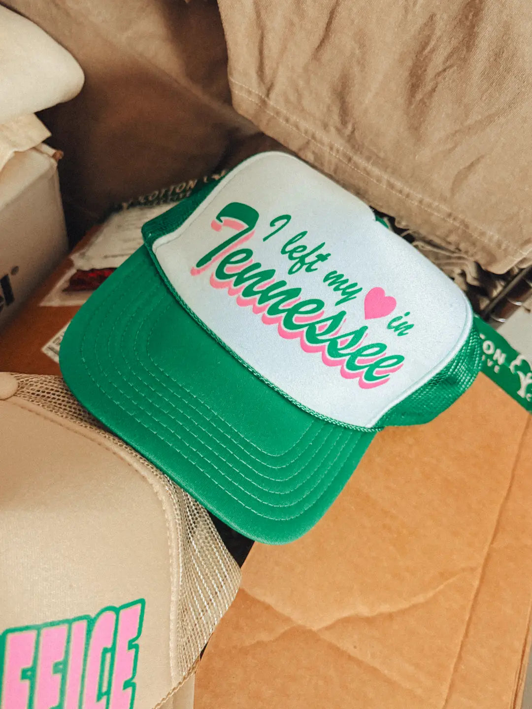 Underground Original Design: I Left my Heart in Tennessee, Western Trucker Hat