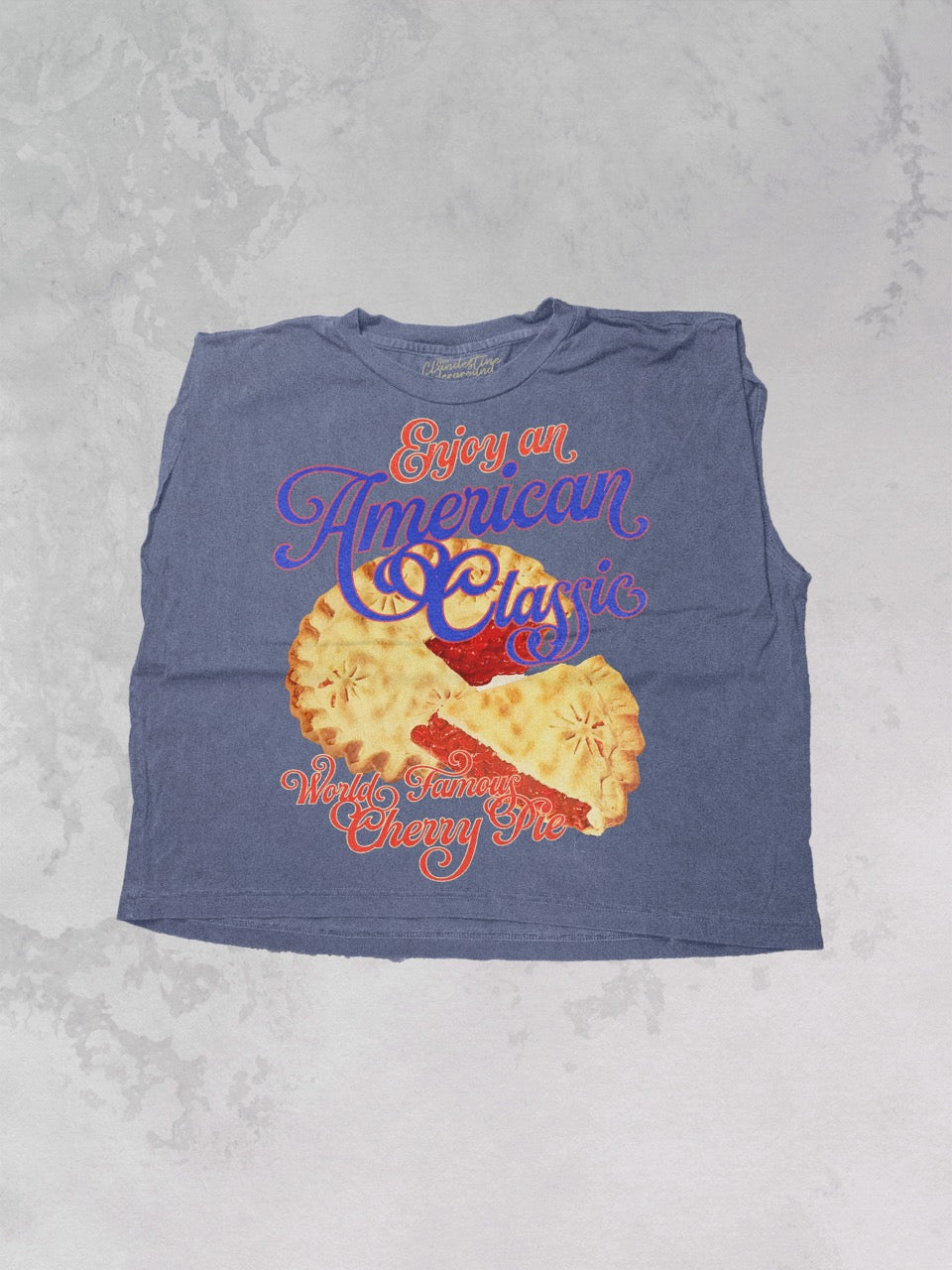 Underground Original Design: Cherry Pie, An American Classic Cropped Muscle Tank