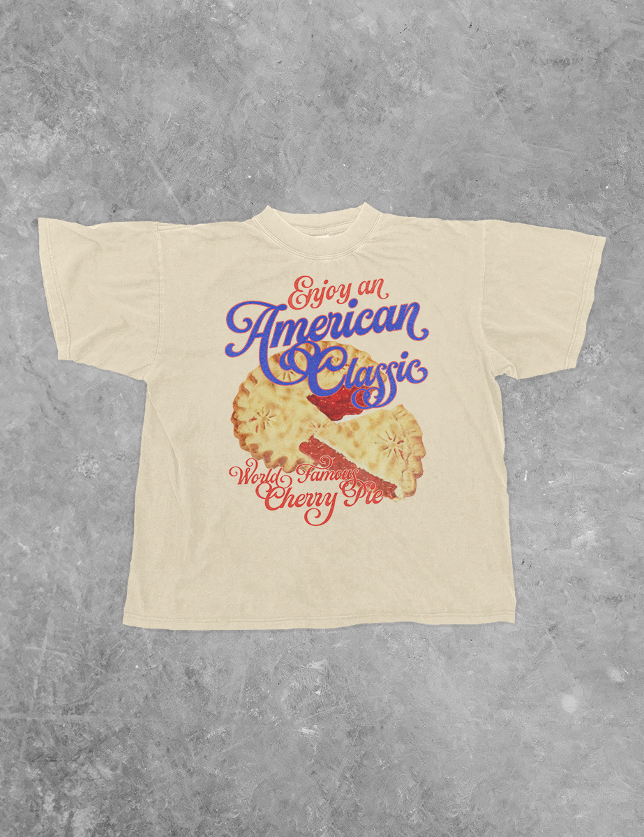 Underground Original Design: Cherry Pie, An American Classic Oversized T-Shirt