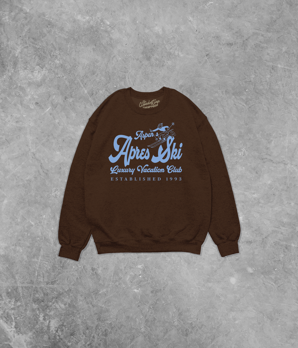 Apres Ski Vacation Club Cotton Blend Gildan Sweatshirt