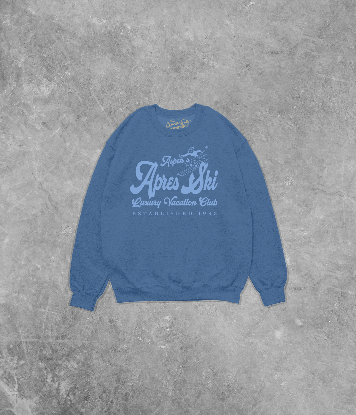 Apres Ski Vacation Club Cotton Blend Gildan Sweatshirt