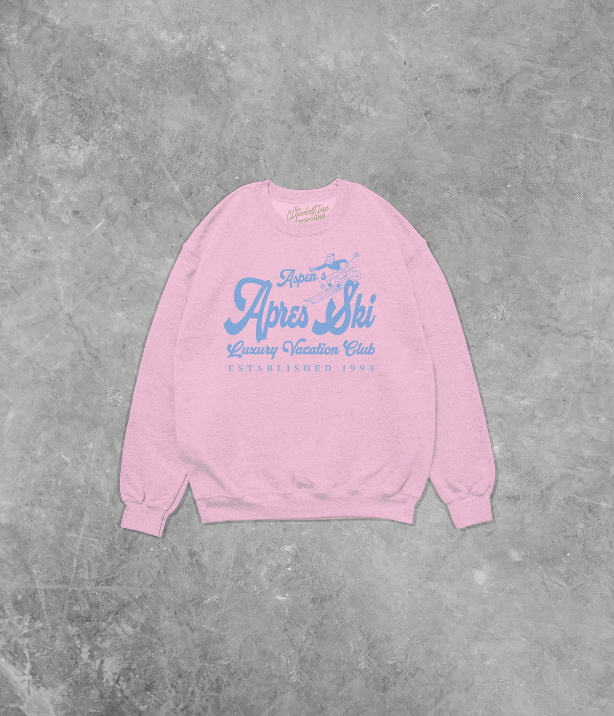 Apres Ski Vacation Club Cotton Blend Gildan Sweatshirt