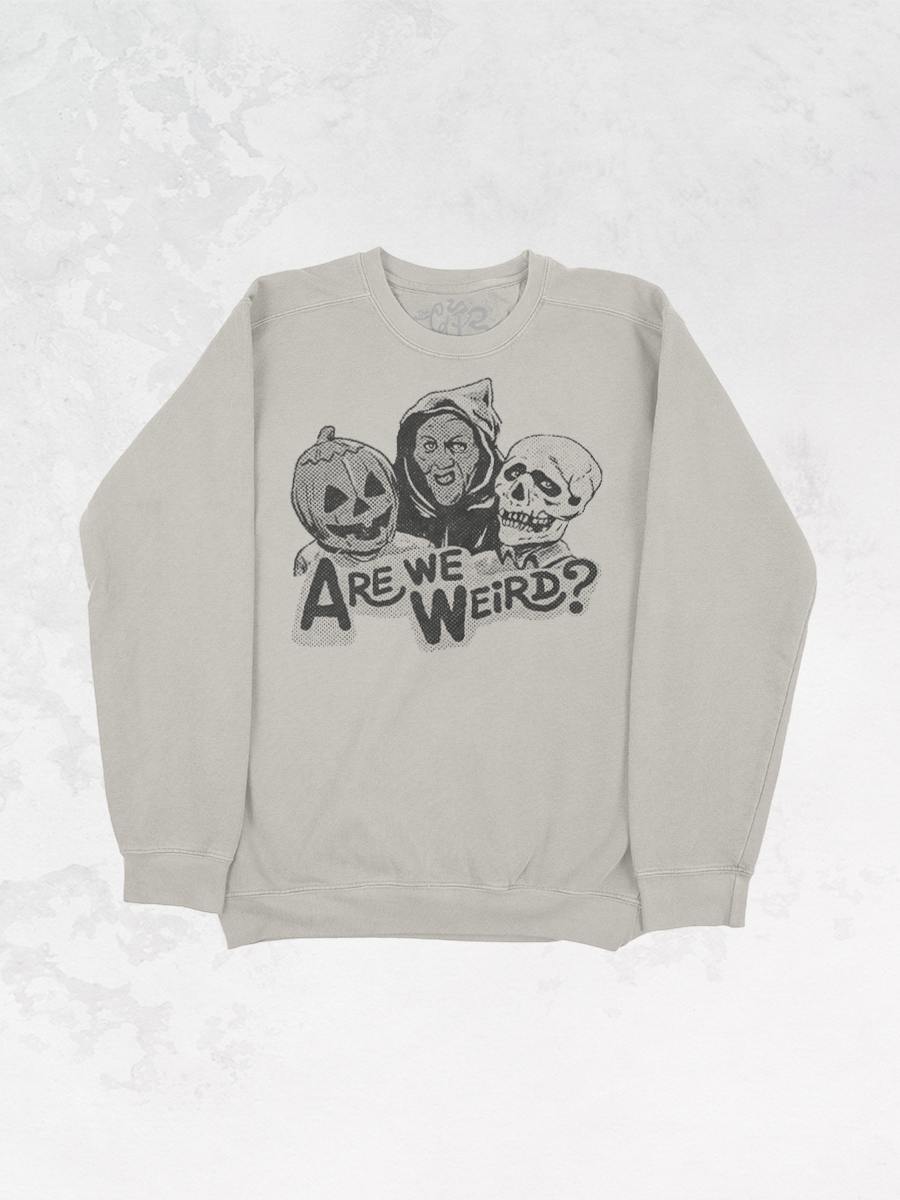 Underground Original Design: Are We Weird? Oversized Vintage Sweatshirt