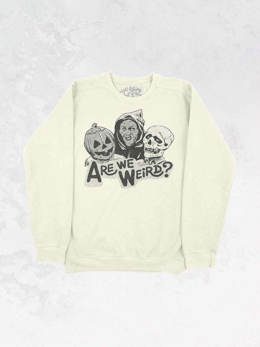 Underground Original Design: Are We Weird? Oversized Vintage Sweatshirt