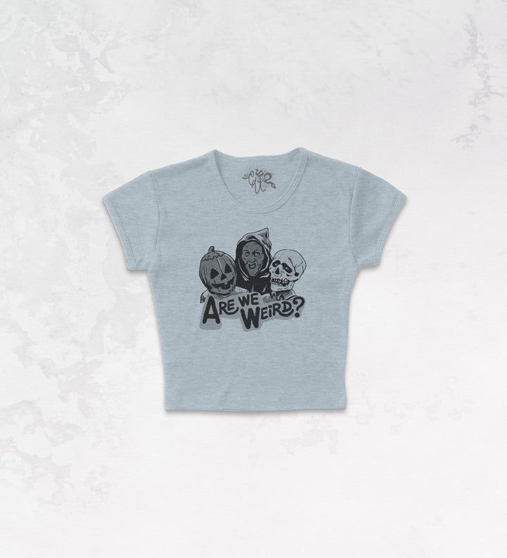 Underground Original Design: Are We Weird Micro-Ribbed Baby Tee