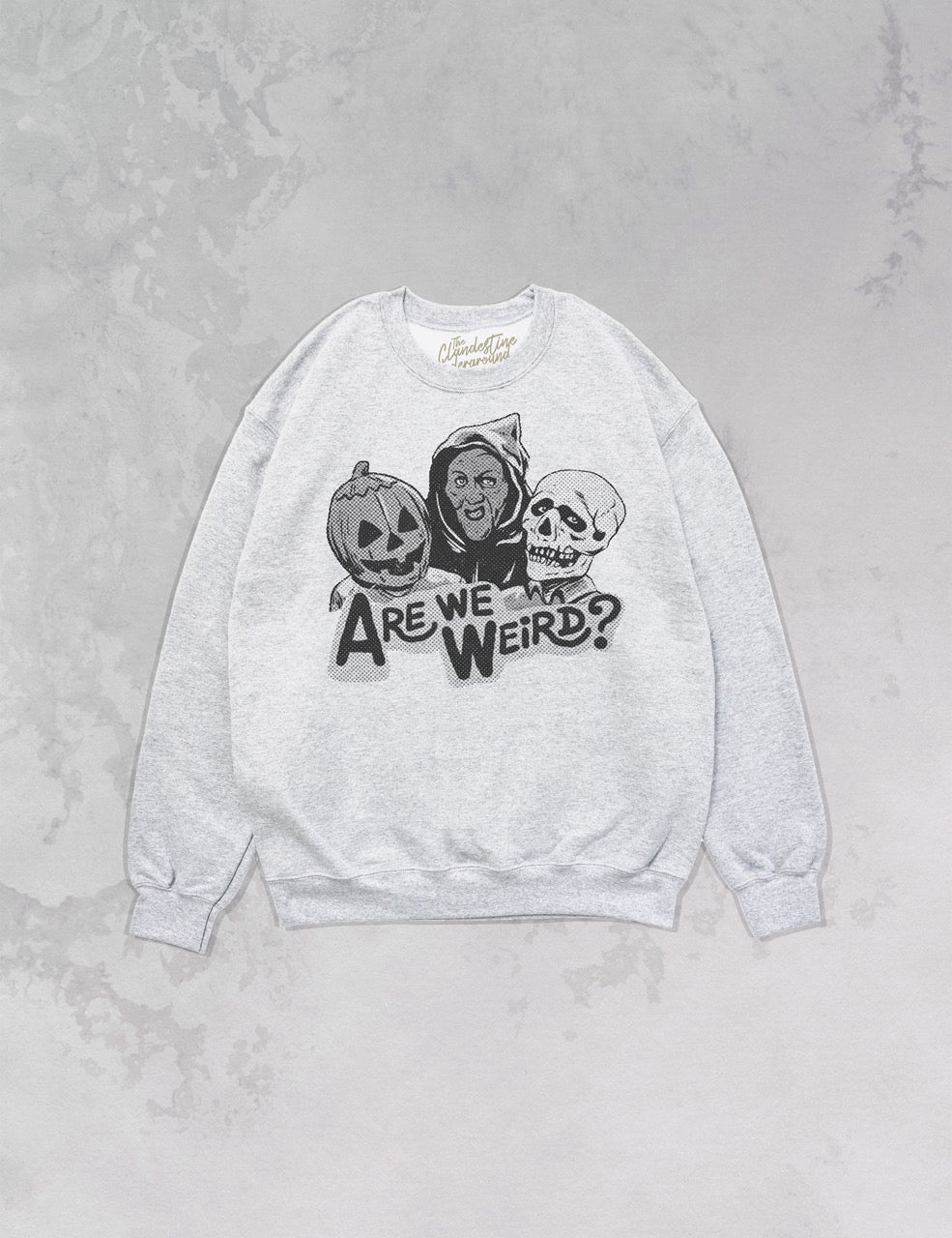 Underground Original Design: Are We Weird Oversized 90's Sweatshirt