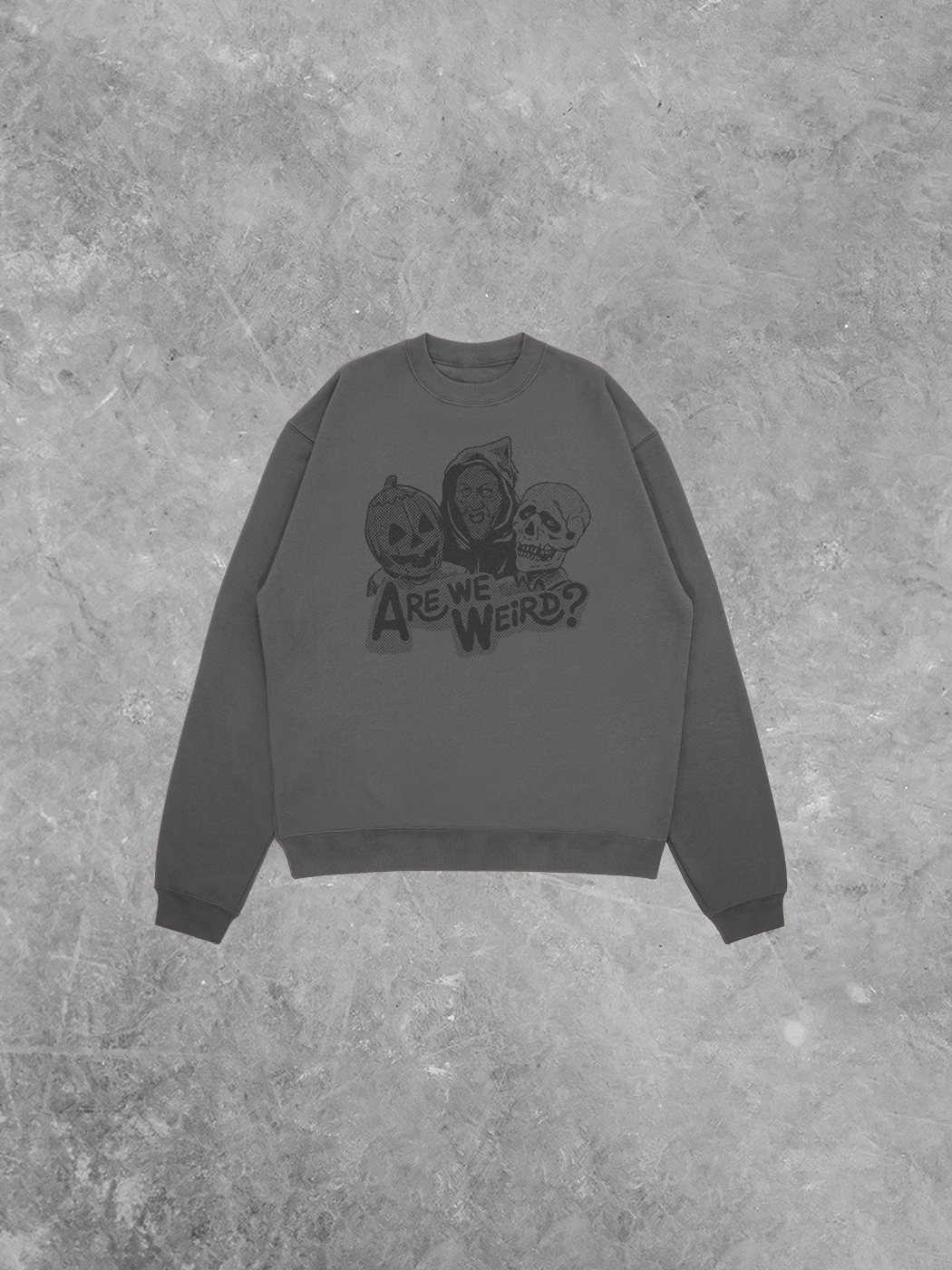 Are We Weird, Halloween Lightweight Comfort Colors Sweatshirt