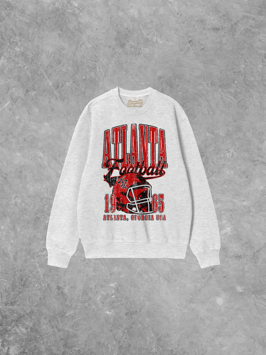 Underground Original Design: Atlanta Football Boxy Cotton 90's Sweatshirt