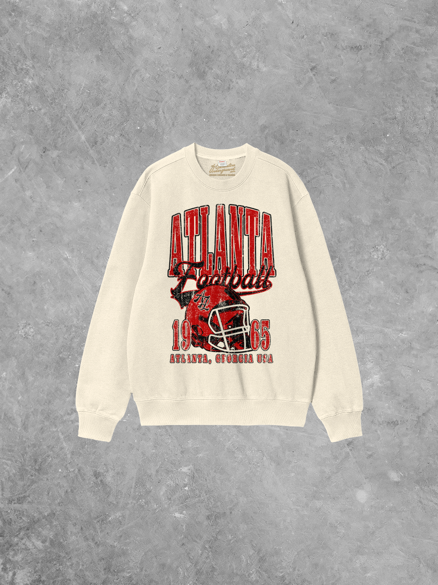 Underground Original Design: Atlanta Football Boxy Cotton 90's Sweatshirt