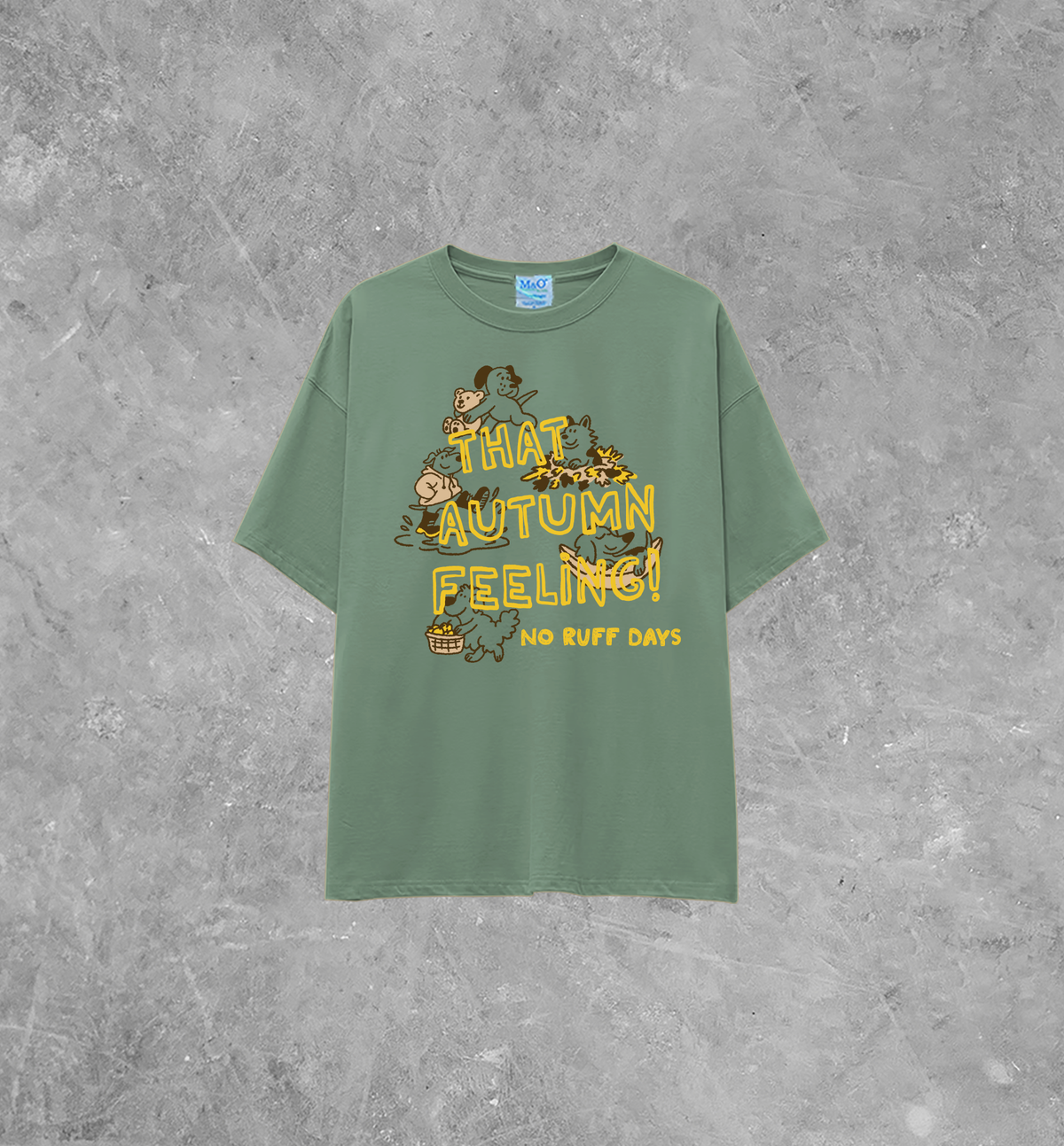 That Autumn Feeling, Dogs M&O Cotton T-Shirt