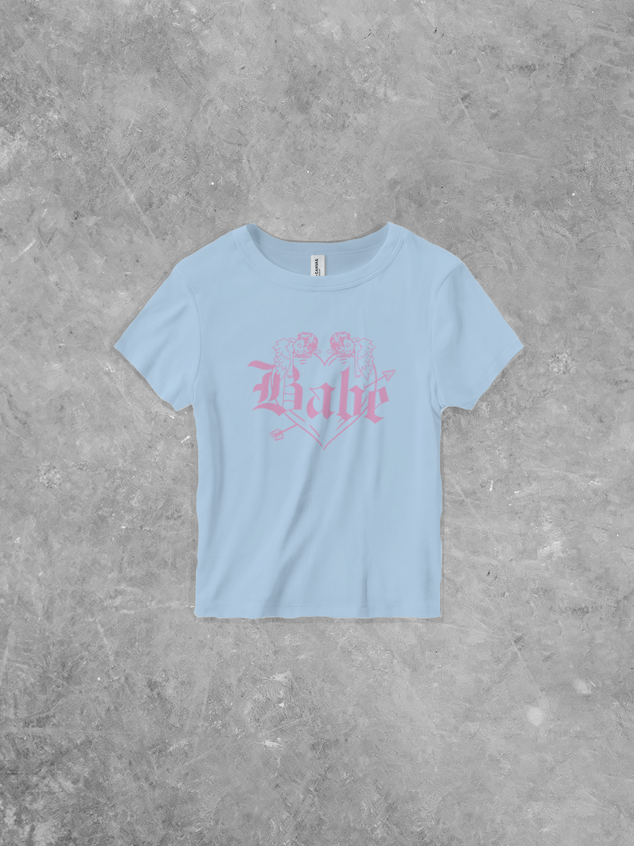 Babe Micro-Ribbed Cropped BC Baby Tee