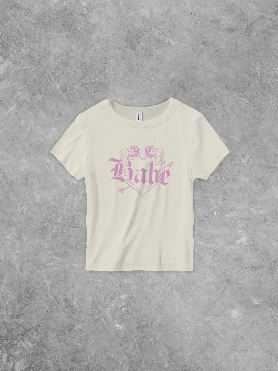 Babe Micro-Ribbed Cropped BC Baby Tee