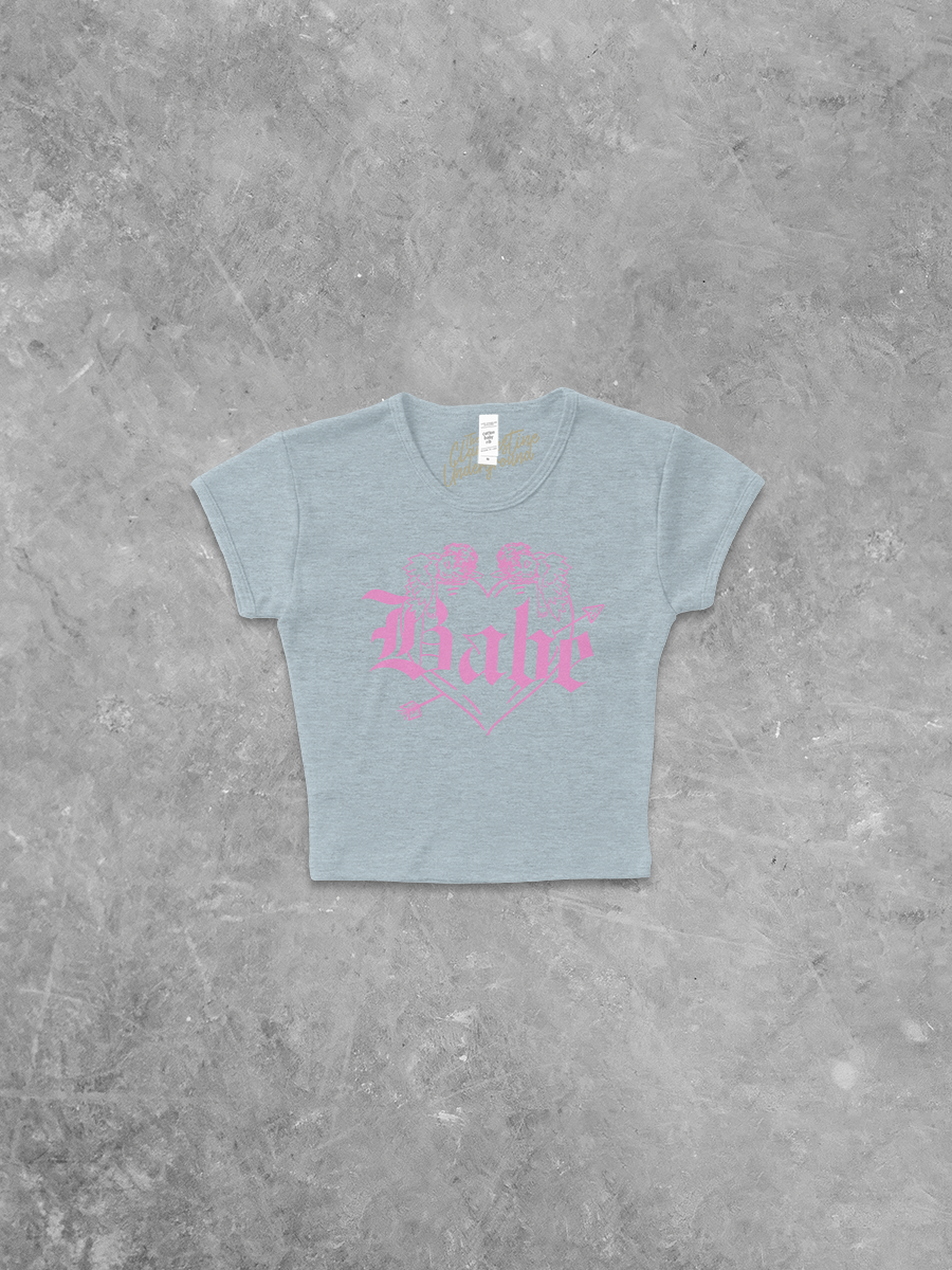 Underground Original Design: Babe Micro-Ribbed Cropped Baby Tee