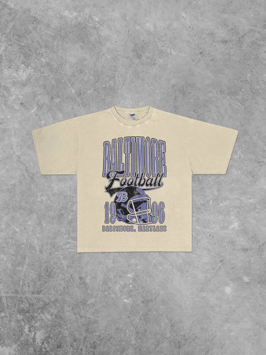Underground Original Design: Baltimore Football Boxy Oversized TShirt