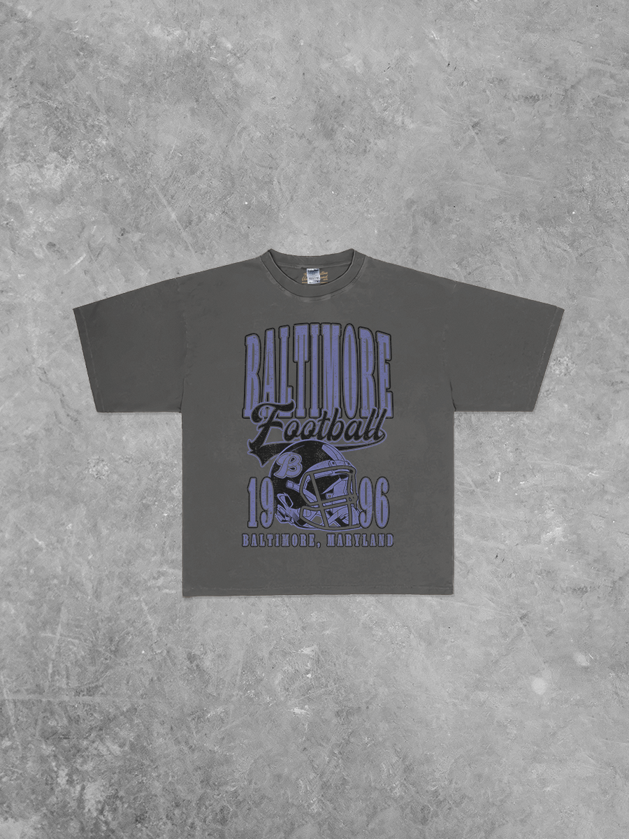 Underground Original Design: Baltimore Football Boxy Oversized TShirt