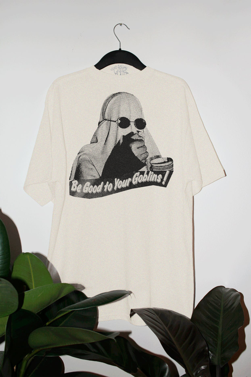 Underground Original Design: Ghoulish Girl, Be Good To Your Goblins Oversized T-Shirt