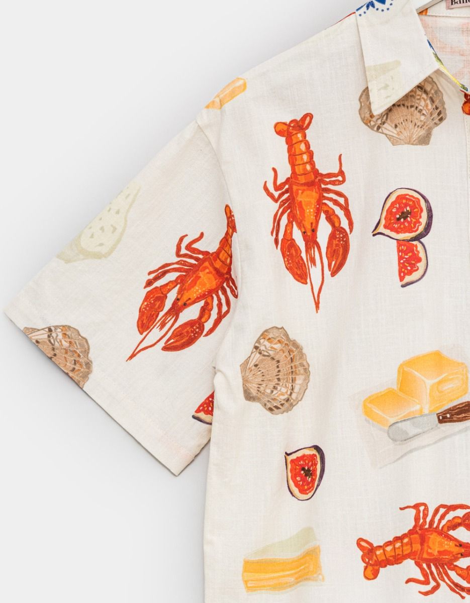Bon Appetit Oversized Cotton Blouse