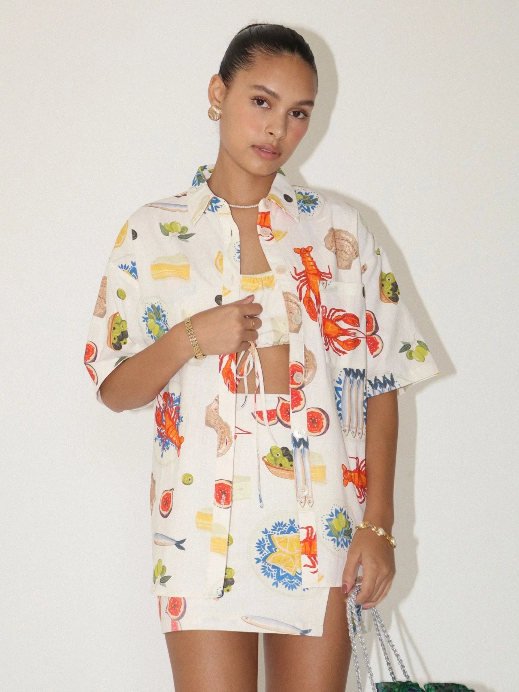 Bon Appetit Cotton Skirt