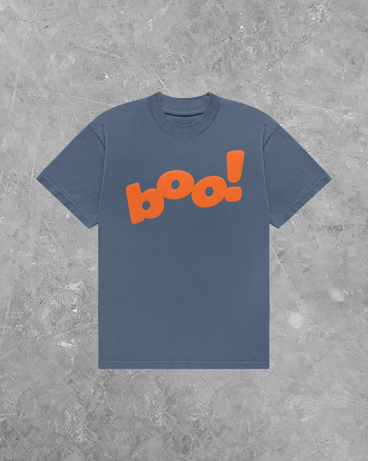 Boo! Puff Halloween AA Boxy Cotton TShirt