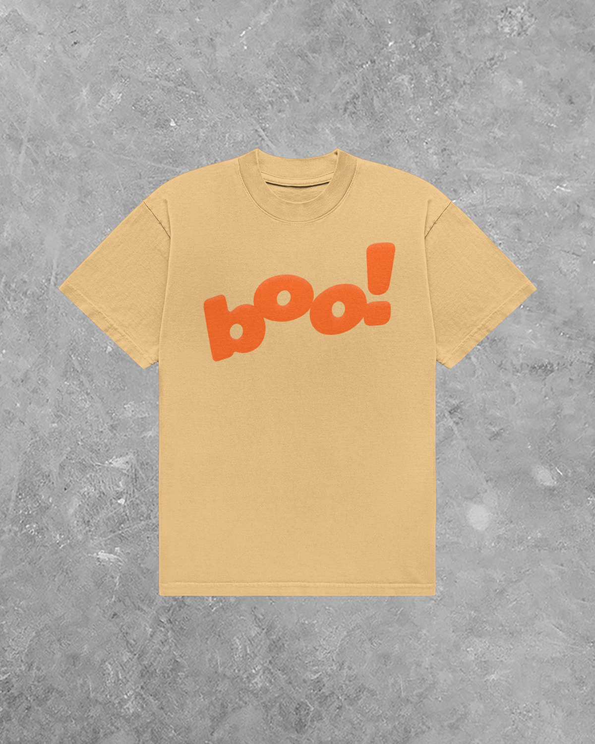 Boo! Puff Halloween AA Boxy Cotton TShirt