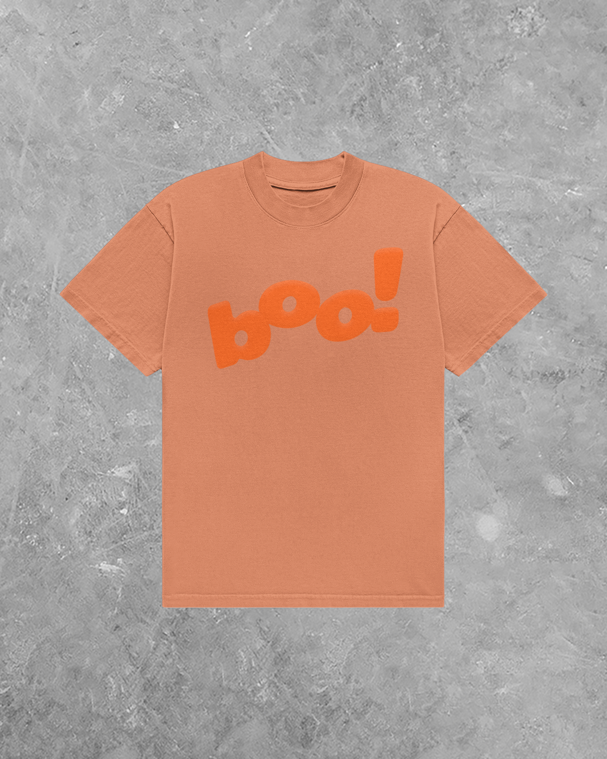 Boo! Puff Halloween AA Boxy Cotton TShirt