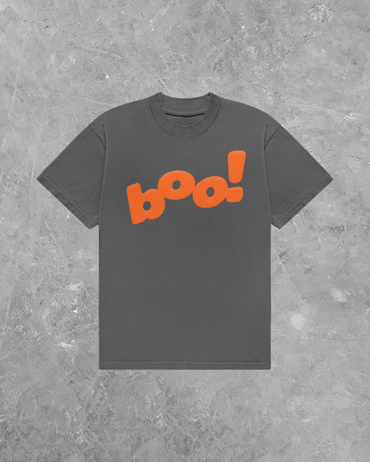 Boo! Puff Halloween AA Boxy Cotton TShirt