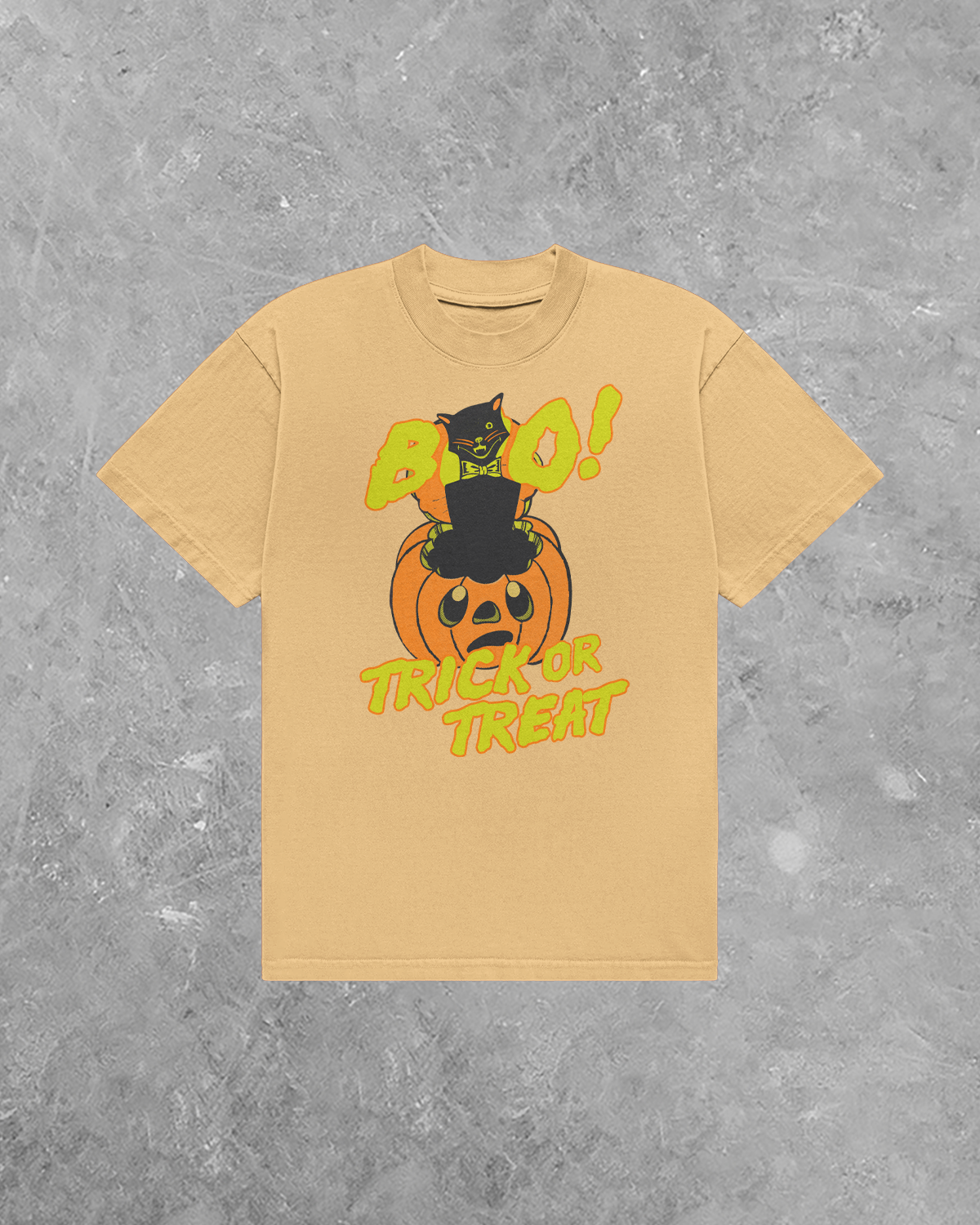 Boo! Trick or Treaters, Cats Halloween AA Boxy Cotton TShirt