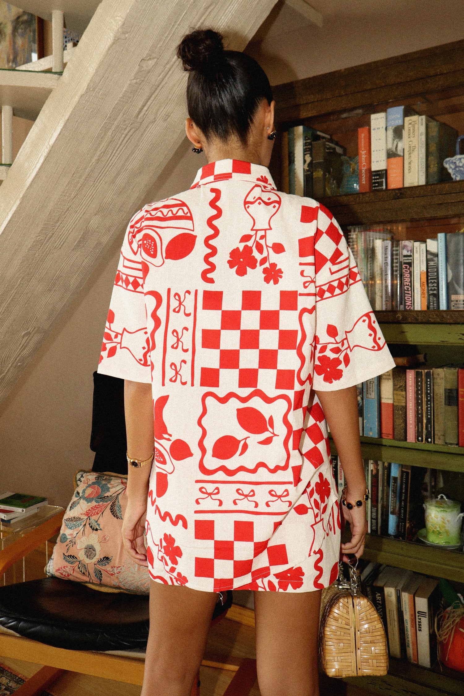 Summer House Oversized Cotton Blouse