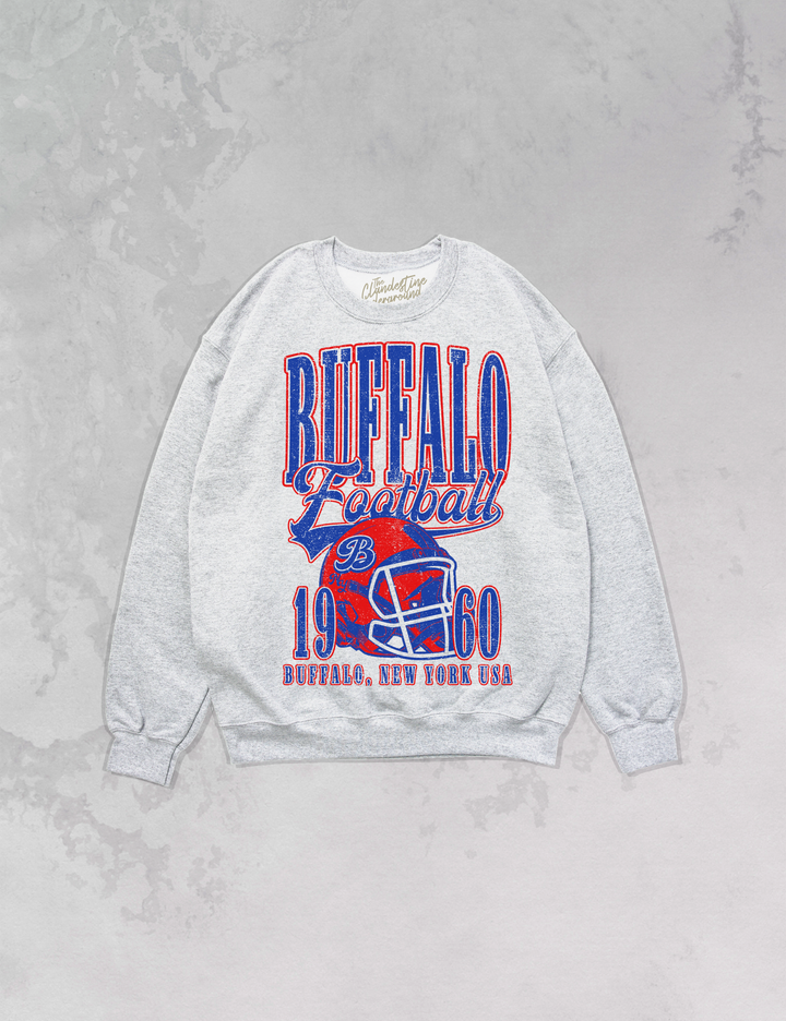 Underground Original Design: Buffalo Football Oversized 90's Sweatshirt