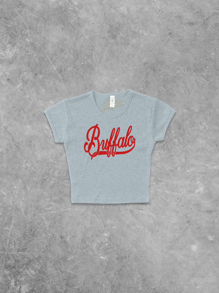 Underground Original Design: Buffalo New York Micro-Ribbed Baby Tee