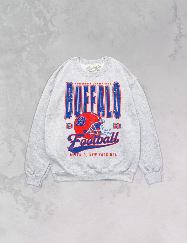 Underground Original Design: Buffalo Football Champs Oversized 90's Sweatshirt