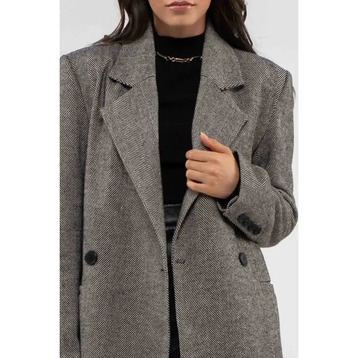 Herringbone Blazer