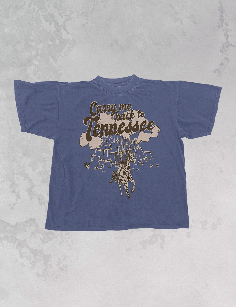 Underground Original Design: Carry Me Back To Tennessee Oversized TShirt