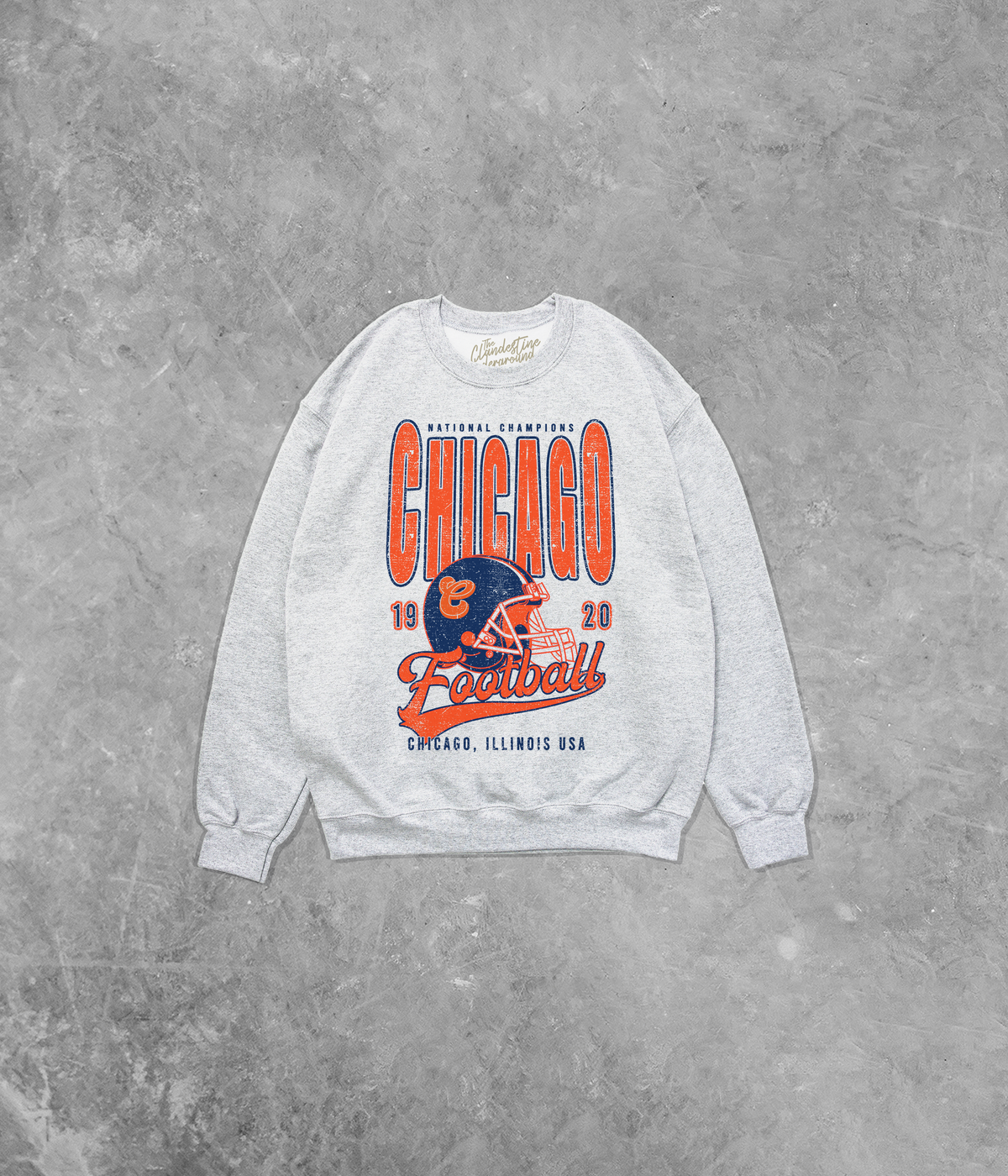 Underground OG: Chicago Football, Game Cotton Blend Gildan Sweatshirt