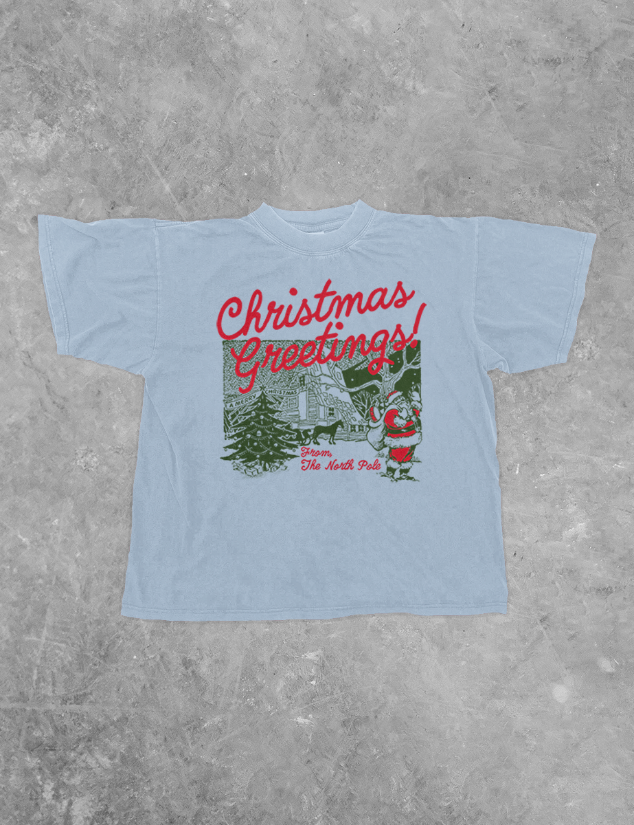 Christmas Greetings! Holiday Bella Canvas GD Cotton T-Shirt