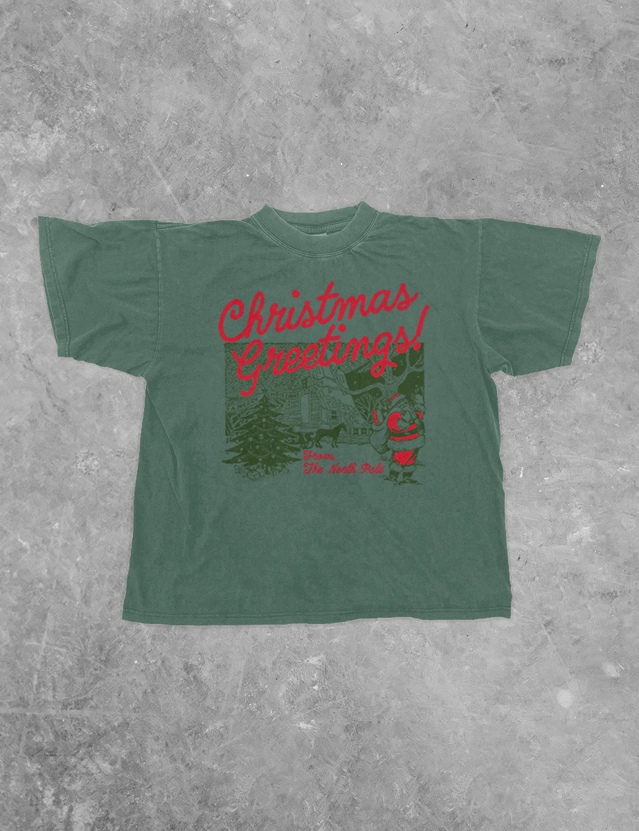 Christmas Greetings! Holiday Bella Canvas GD Cotton T-Shirt