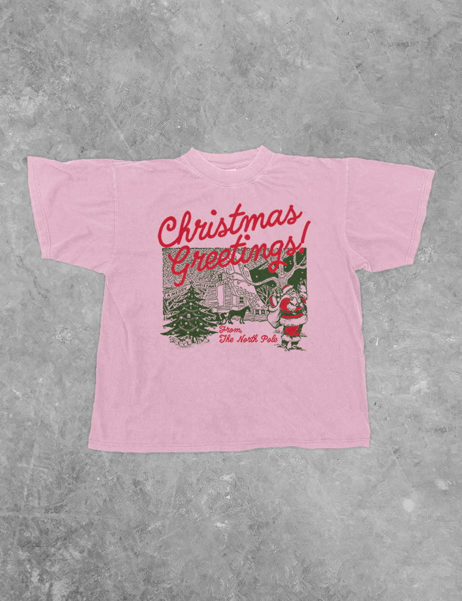 Christmas Greetings! Holiday Bella Canvas GD Cotton T-Shirt