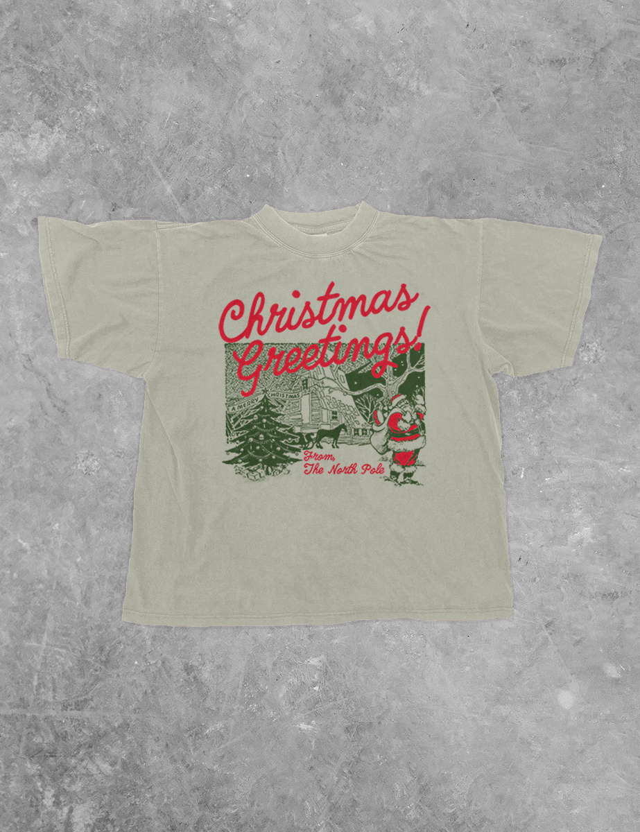 Christmas Greetings! Holiday Bella Canvas GD Cotton T-Shirt