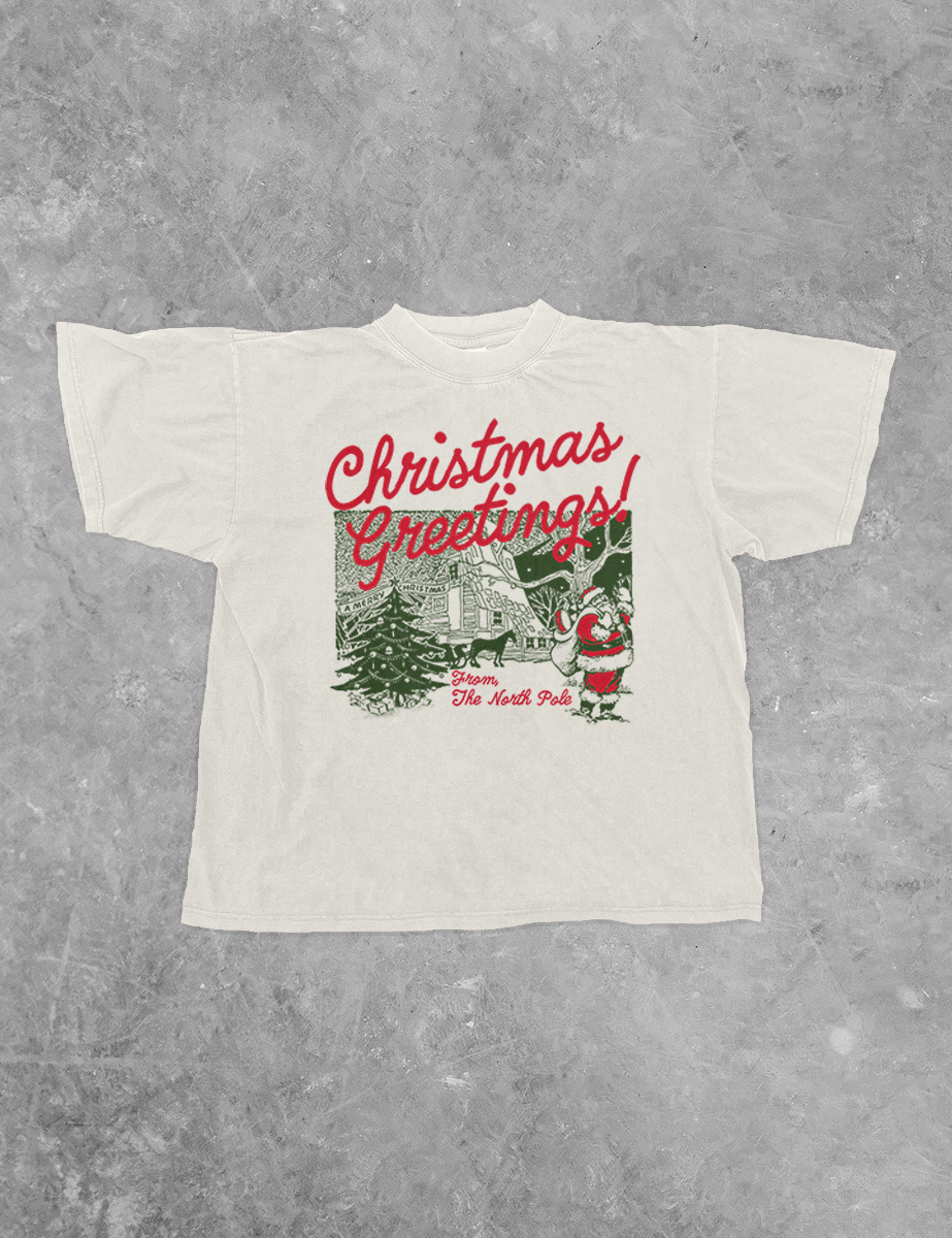 Christmas Greetings! Holiday Bella Canvas GD Cotton T-Shirt