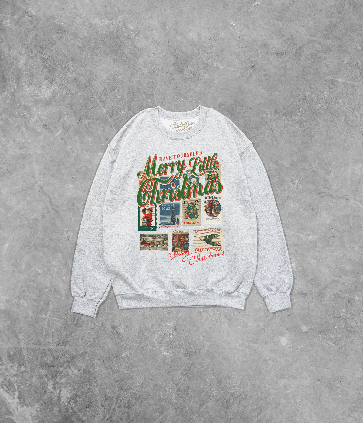 Have a Merry Christmas, Stamps Gildan Cotton Blend Sweatshirt