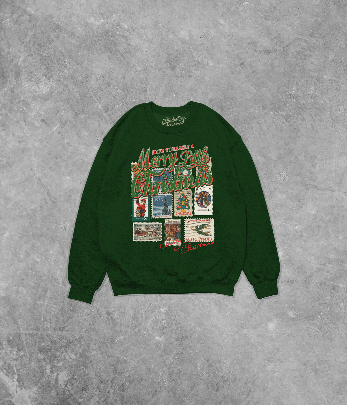 Have a Merry Christmas, Stamps Gildan Cotton Blend Sweatshirt