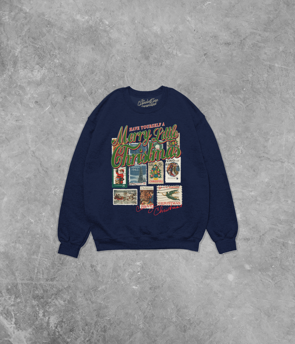 Have a Merry Christmas, Stamps Gildan Cotton Blend Sweatshirt
