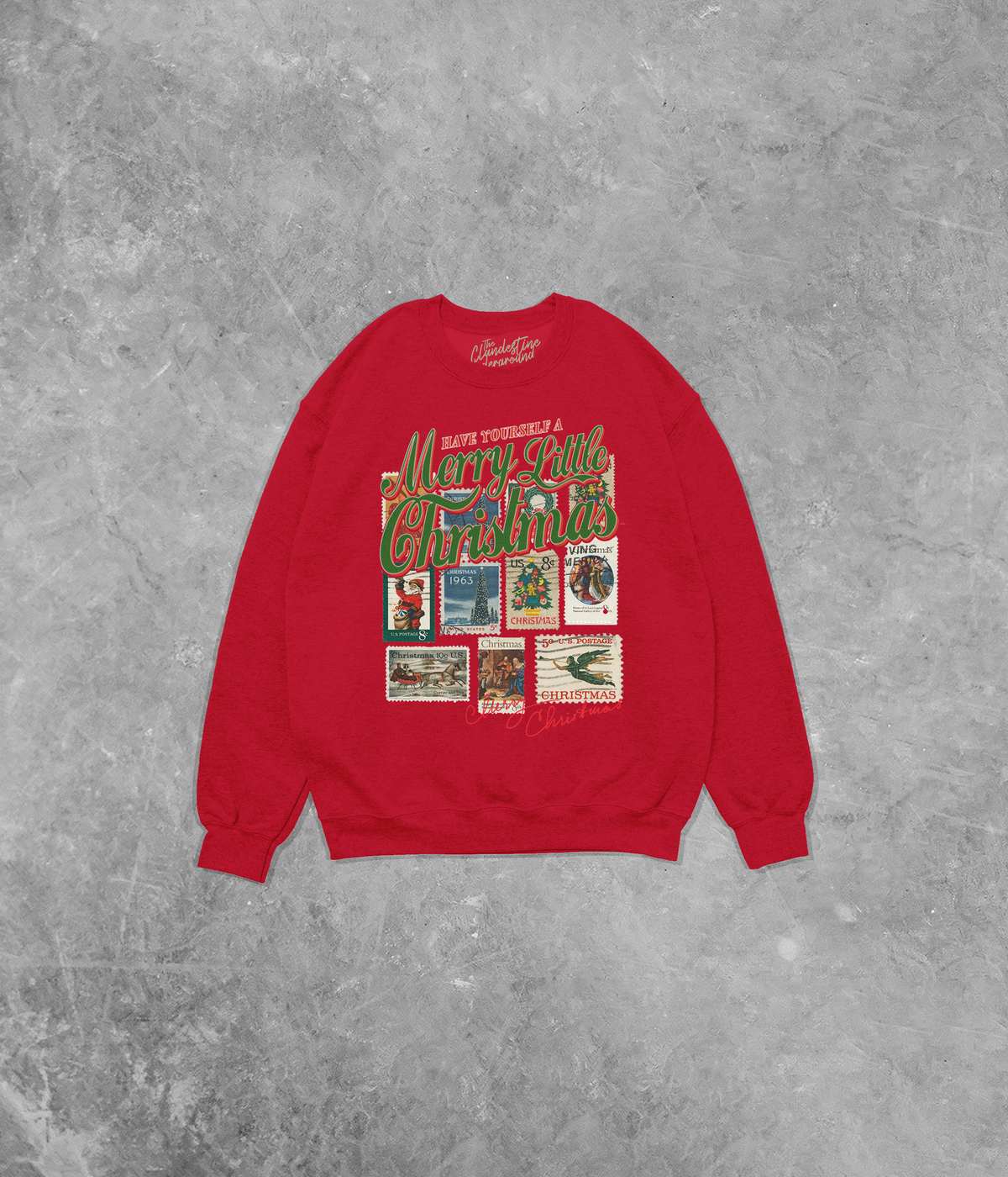 Have a Merry Christmas, Stamps Gildan Cotton Blend Sweatshirt