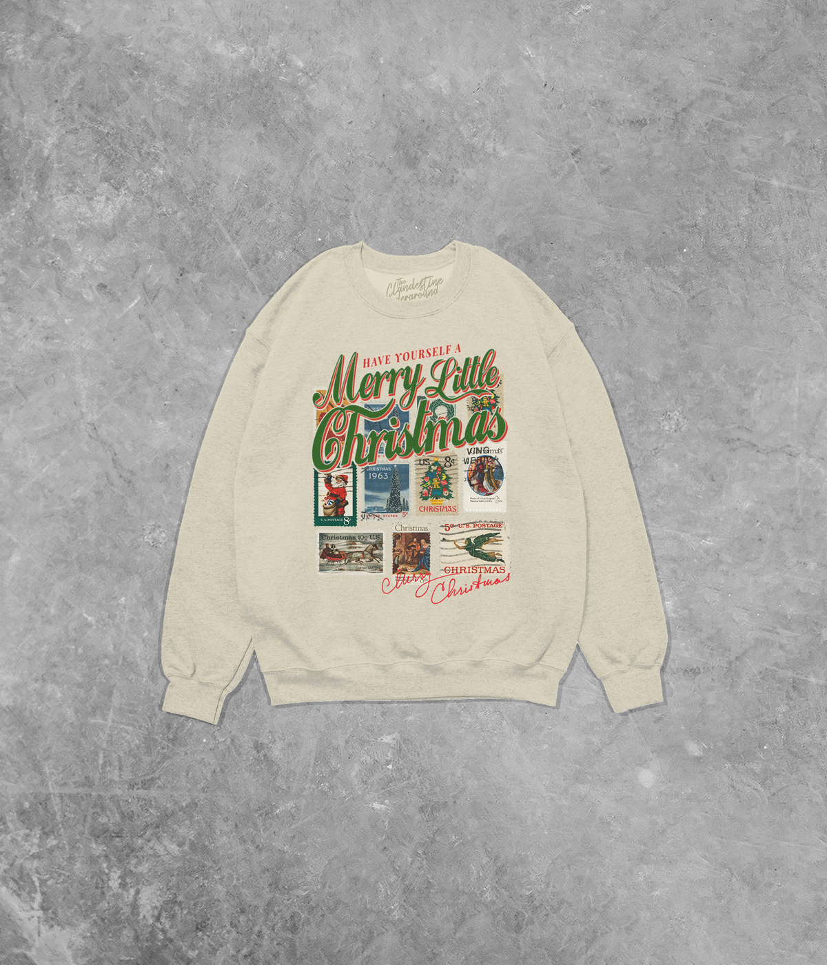 Have a Merry Christmas, Stamps Gildan Cotton Blend Sweatshirt