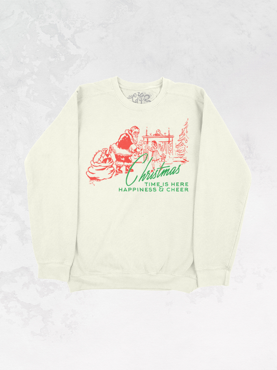 Underground Original Design: Christmas Time is Here Oversized Vintage Sweatshirt